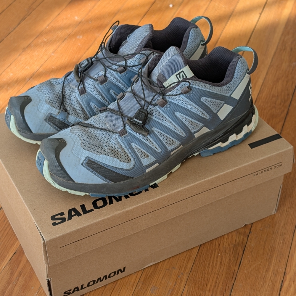 Salomon XA Pro 3D Ultra Men Blue Gray Trail Running Hiking Shoe Size 11